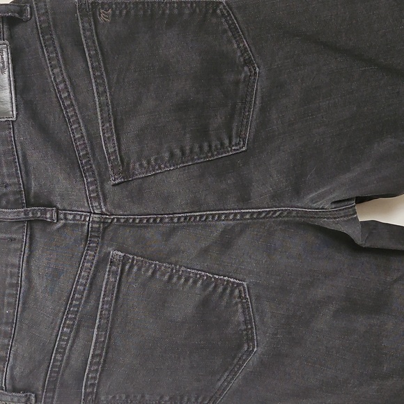 MADEWELL Slim Wide Leg Crop Women's Black Jeans 29 - Picture 9 of 11